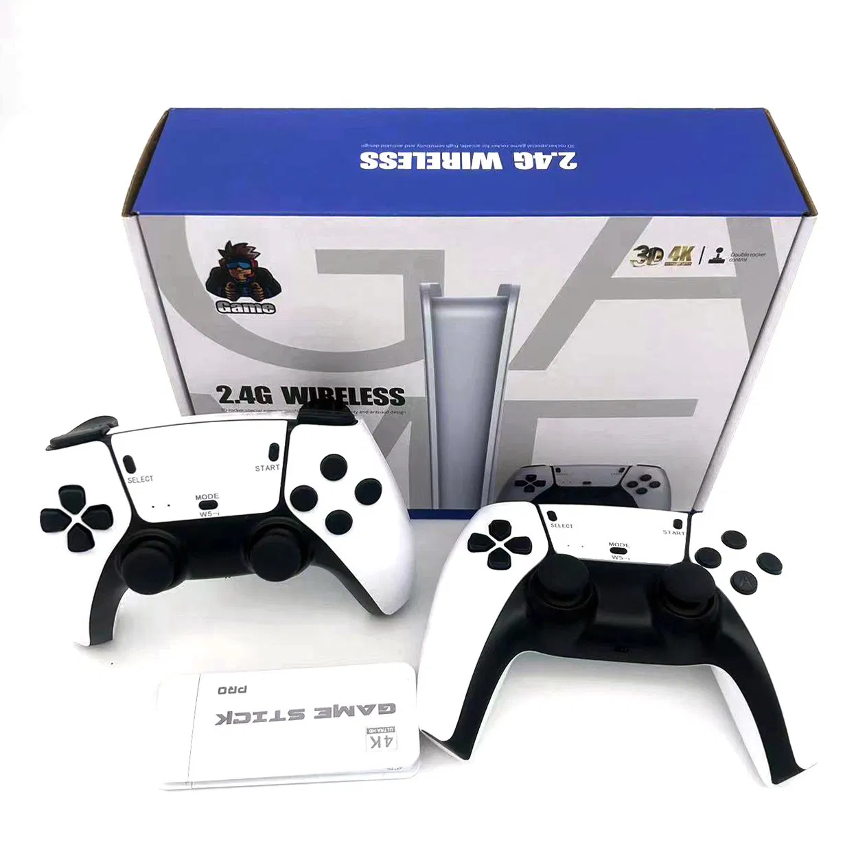 Стильный беспроводной геймпад для Wii с эргономичным рулём