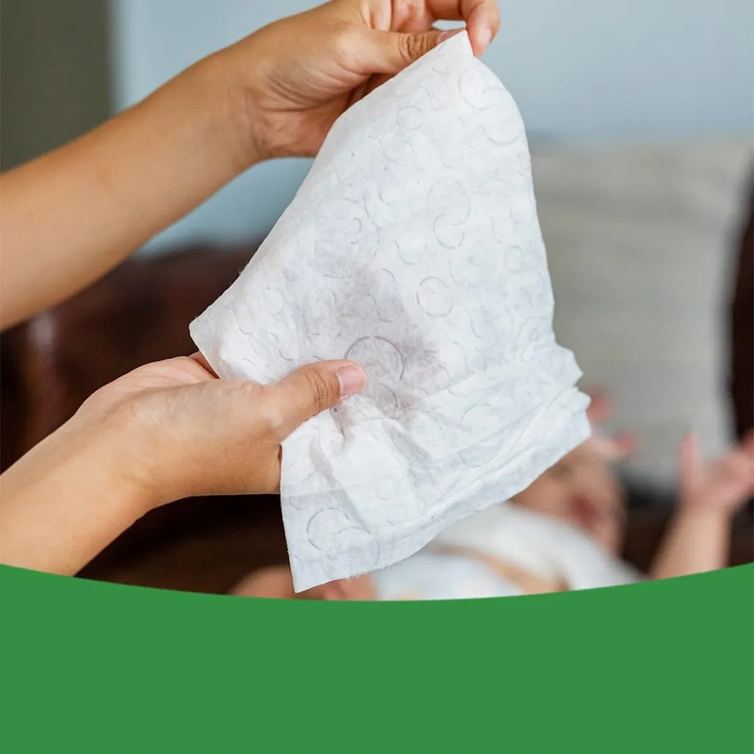 China Cheap Non-Woven Fabric Cleansning Disinfectant Natural Care Baby Reusable Wet Wipes Without Alcohol
