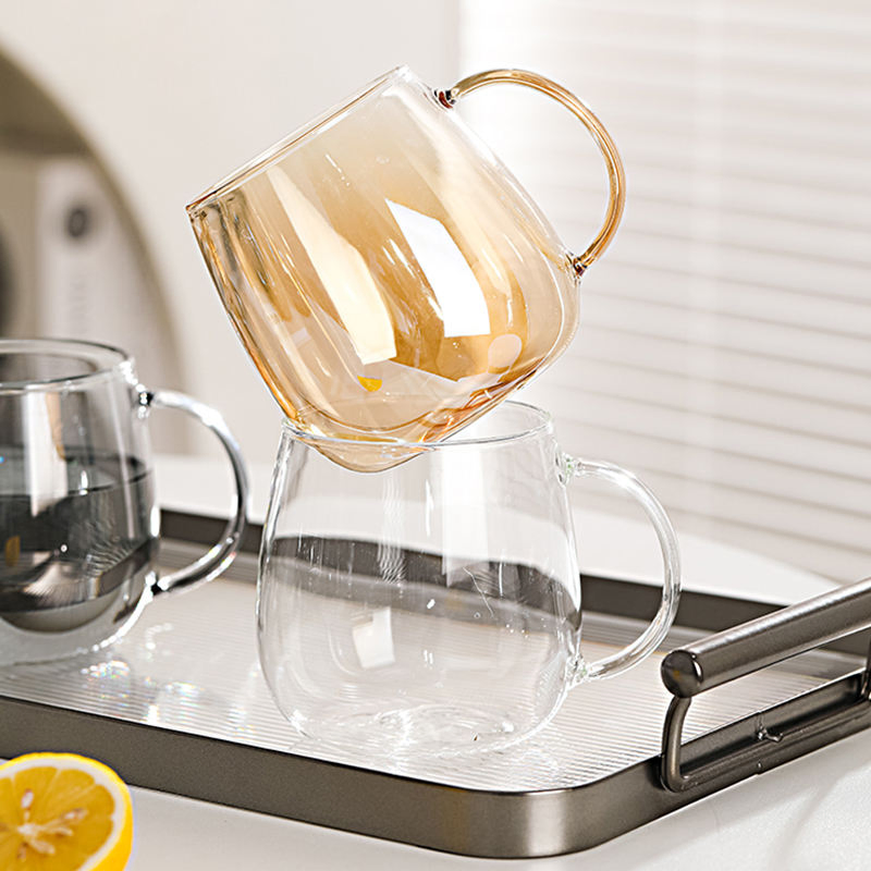 Wholesale Nordic Heat Resistant Glass Coffee Jug Round Cold Water Bottle Water Pitcher