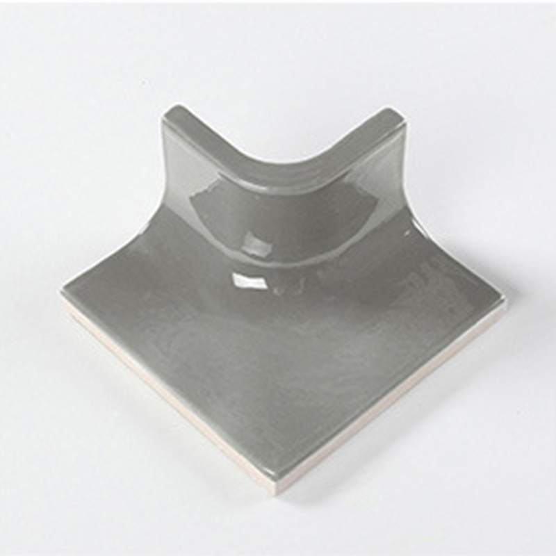 80X100mm Grey Color Ceramic Tile Trim Corner Edge