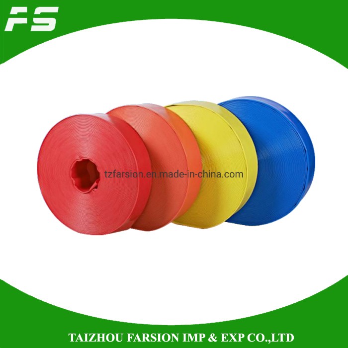 Flexible PVC Discharge Hose Lay Flat 2'' 3'' 4'' 6" Farm Agricultural Garden Irrigation Water Supply Pump Hose From China Factory