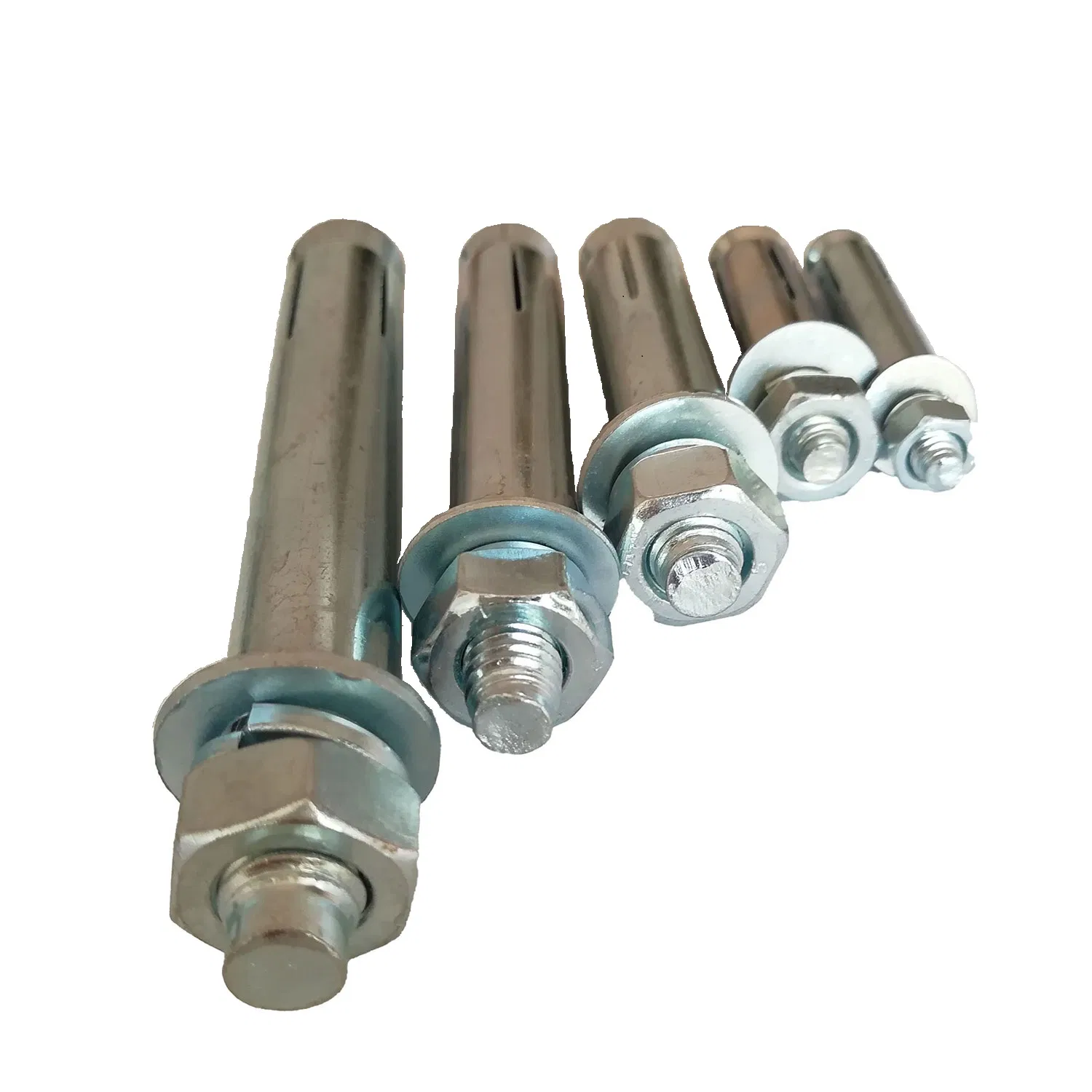 M6-M16 Carbon Steel Blue-White Zinc Plated Expansion Anchor Bolt