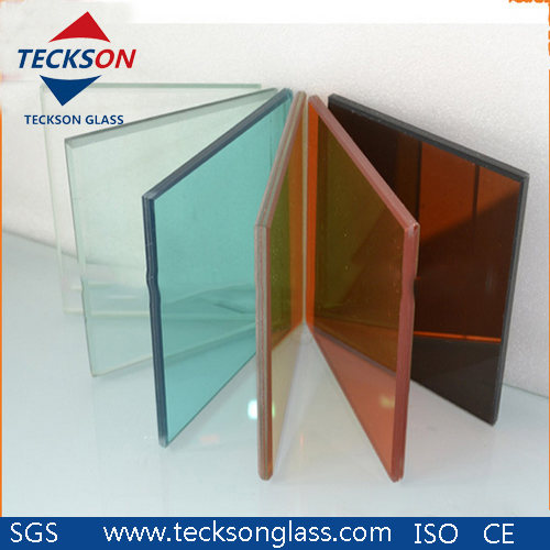 Clear/ Bronze/ Grey /Milk White PVB Safety Laminated Glass for Building Glass
