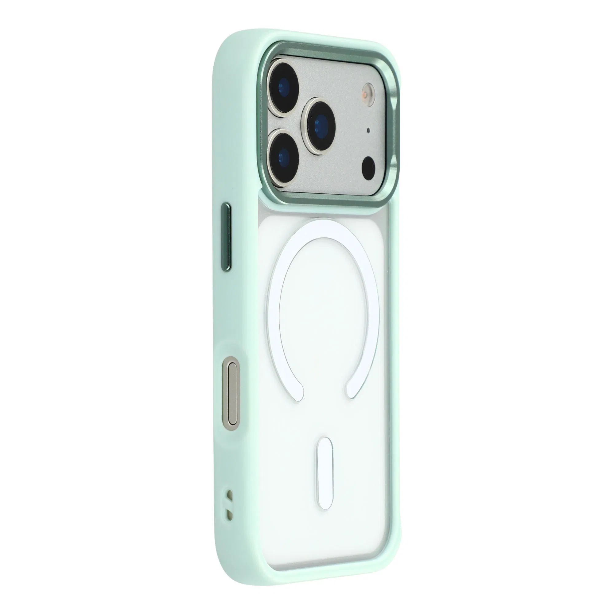 for iPhone 17 Pro Max Clear Phone Case Compatible with Magsafe PC TPU Back Cover