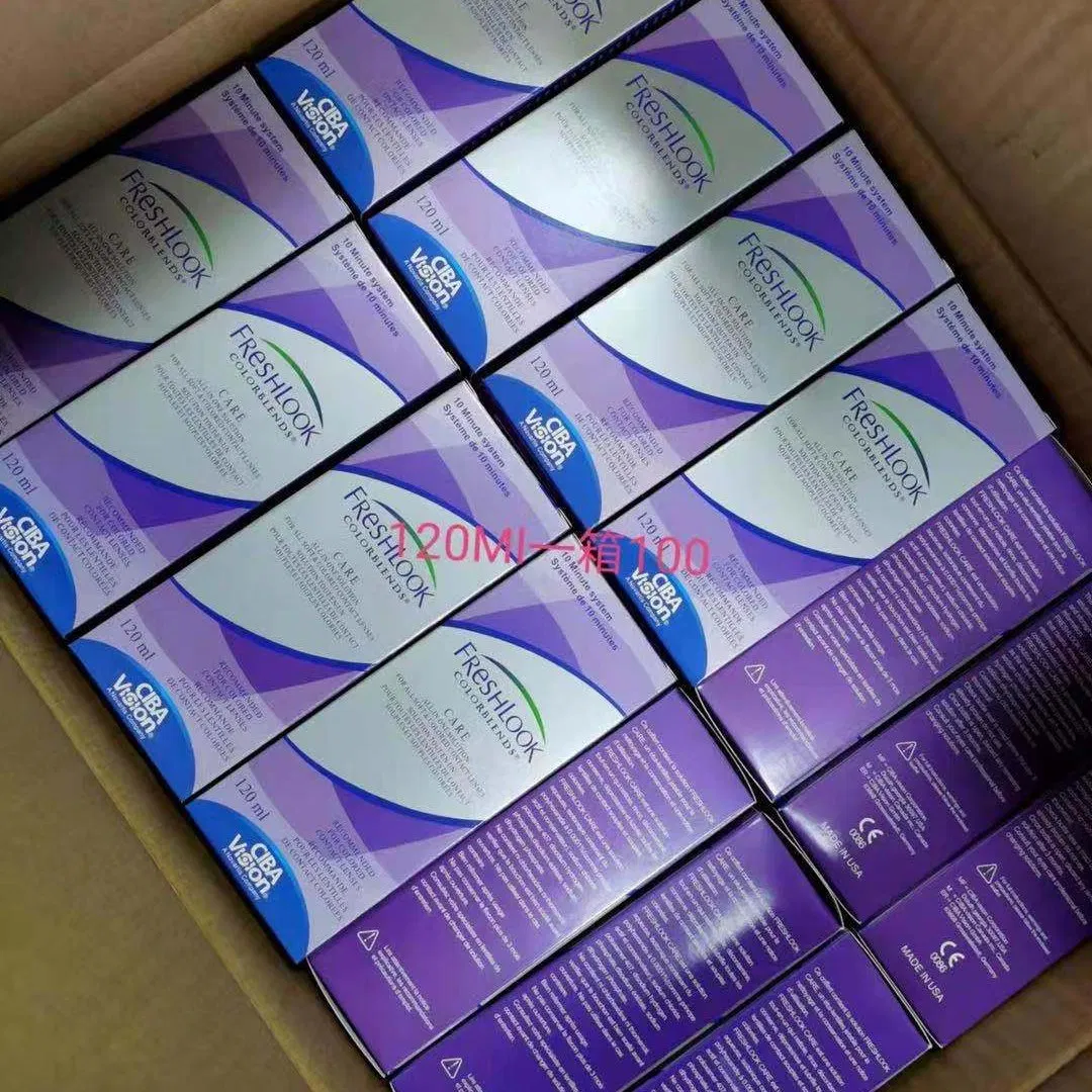 120ml Lens Solution Liquid Nursing for Eye Contact Lenses with Lense Case