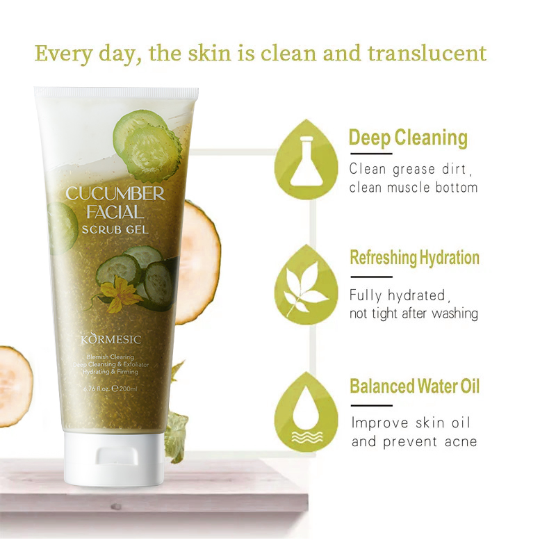 OEM Cleanse and Revitalize with Exfoliating Facial Body Gel