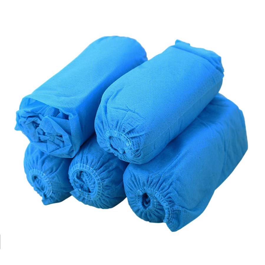 Medmount Medical Surgical Disposable Anti-Slip Anti-Static Nonwoven/PP/PE/CPE Shoe Cover Overshoes with CE/ISO