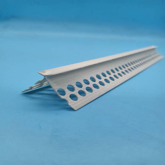 PVC Drywall Corner Bead Plastic 1-1/4'' Vinyl Stucco Corner Bead Plaster for Gypsum Board Wall Interior