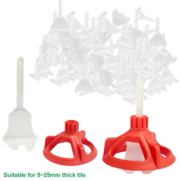 Plastic Ceramic Tile Deck Leveling System Spin Tile Leveling System Caps