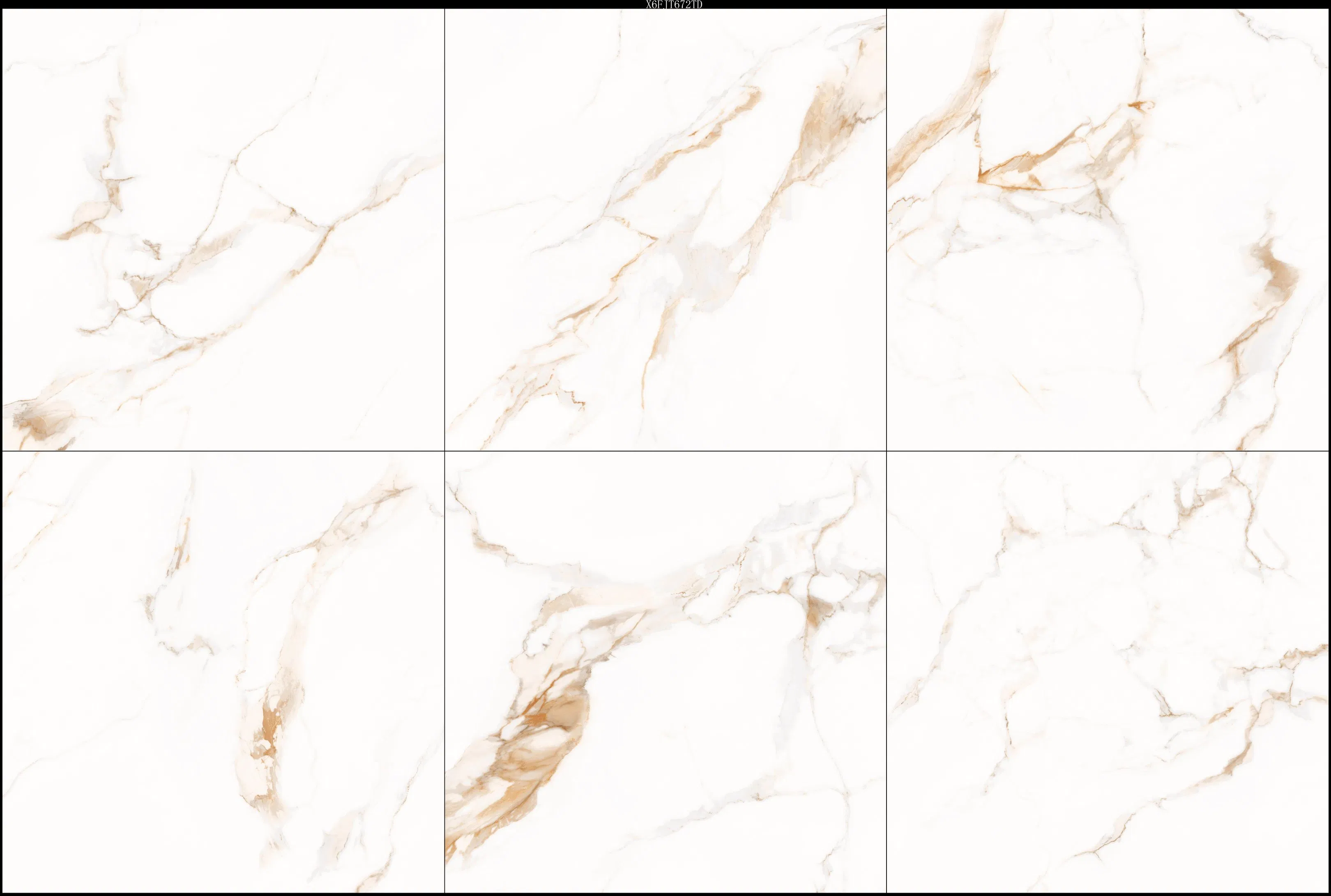 Low Price Glossy Polished Porcelain Marble Texture 600X600 Glazed Ceramic Tiles Bathroom Floor and Wall Tile