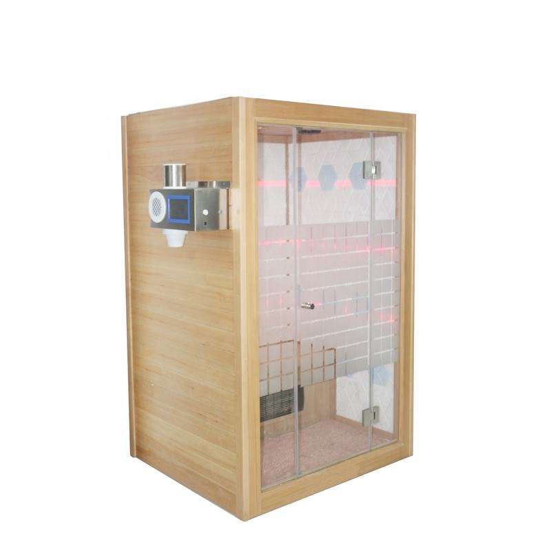 2 Person Salt Bricks Far Infrared Sauna Room with Salt Generator Used for Salt Therapy