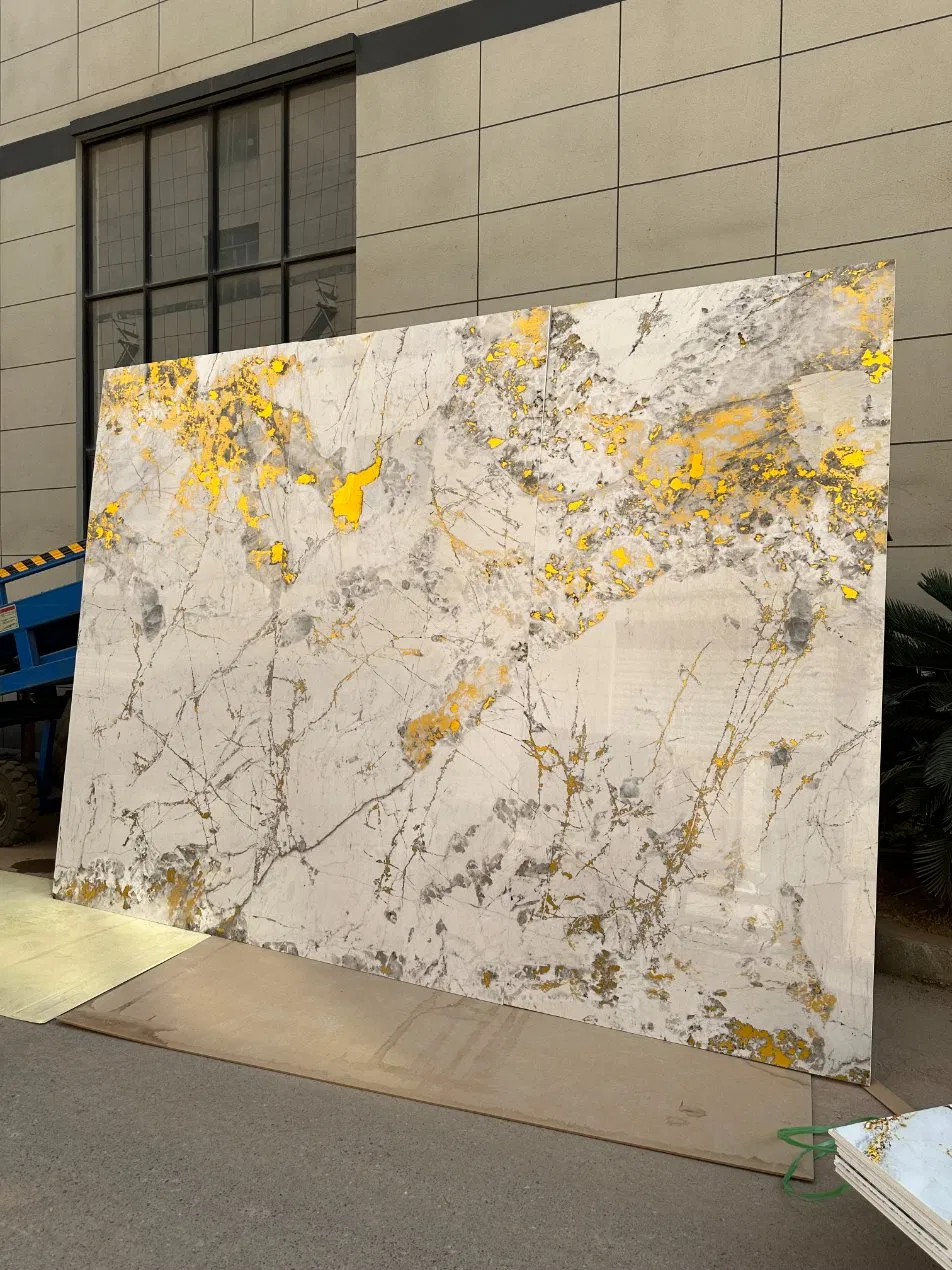 High Glossy Wood Veneer White Laminated 3D UV Board