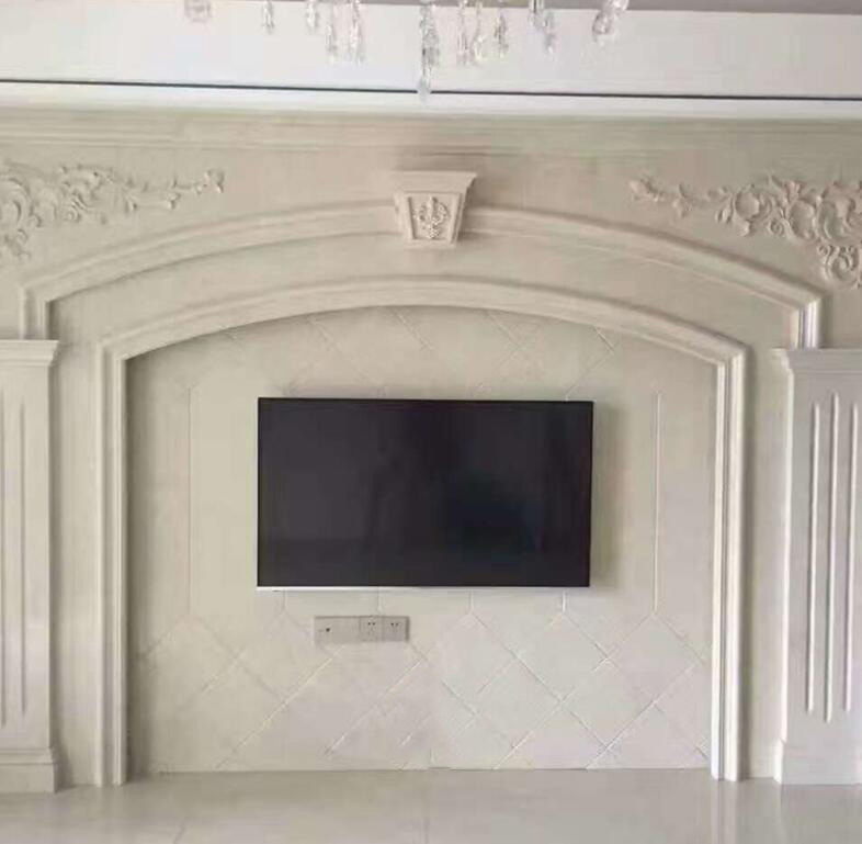 Moon Cream Yellow Beige Marble Polished Tiles Slabs for Interior Decoration Countertops Island