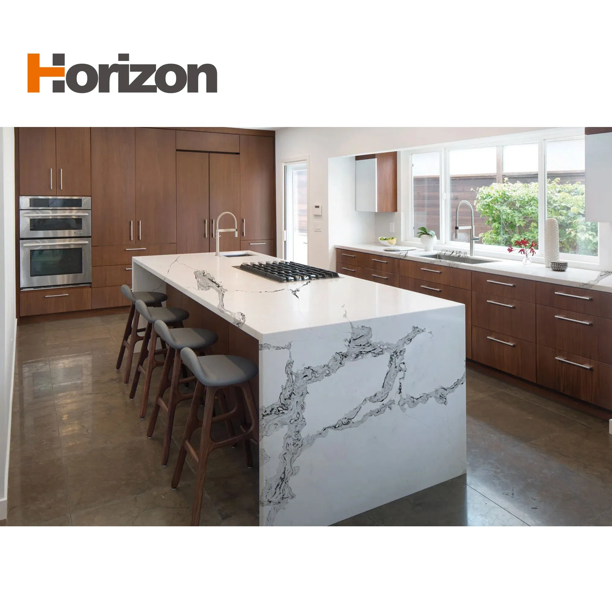 20mm Royal Calacatta Quartz Jade Stone for Countertop