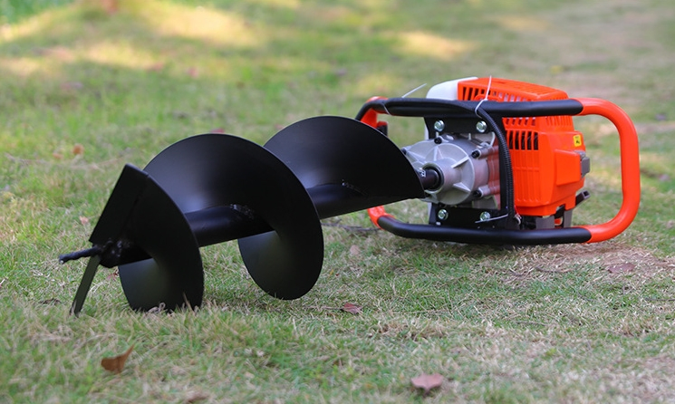 Portable Gasoline Ground Drill High-Power Soil Loosening Drill