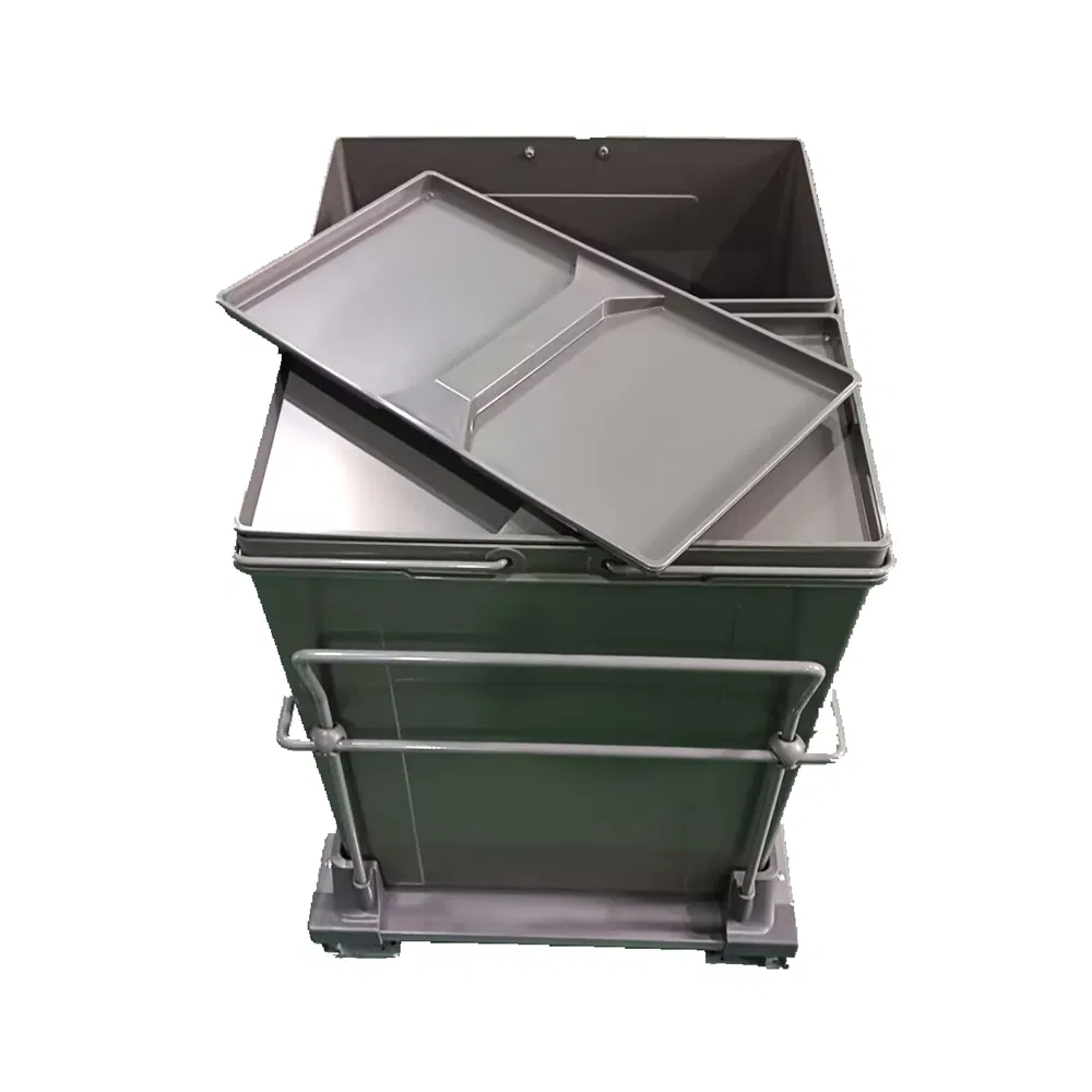 Встроенная мусорная урна Tekey для кухни, 2x31 л