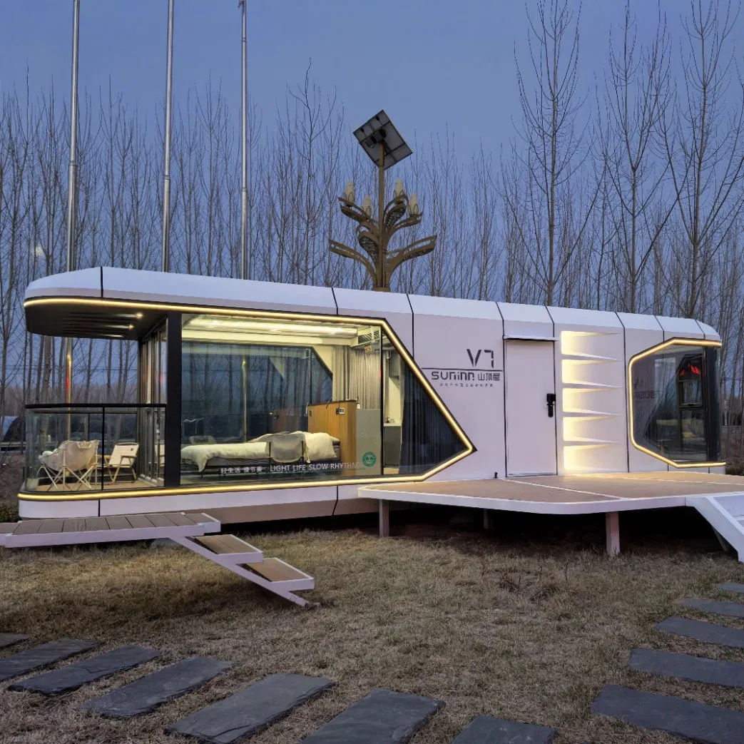 Prefab Villa House Prefab Small Home Container House Mobile Creative Hotel Spacecraft Space Capsule House