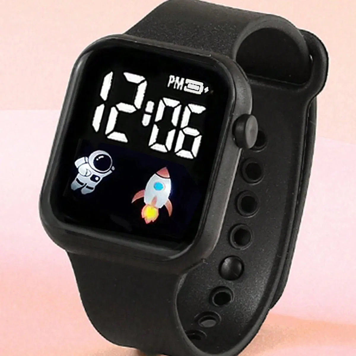 2 Color Watch Set Couple Gifts Cute Cartoon Gilr Pink