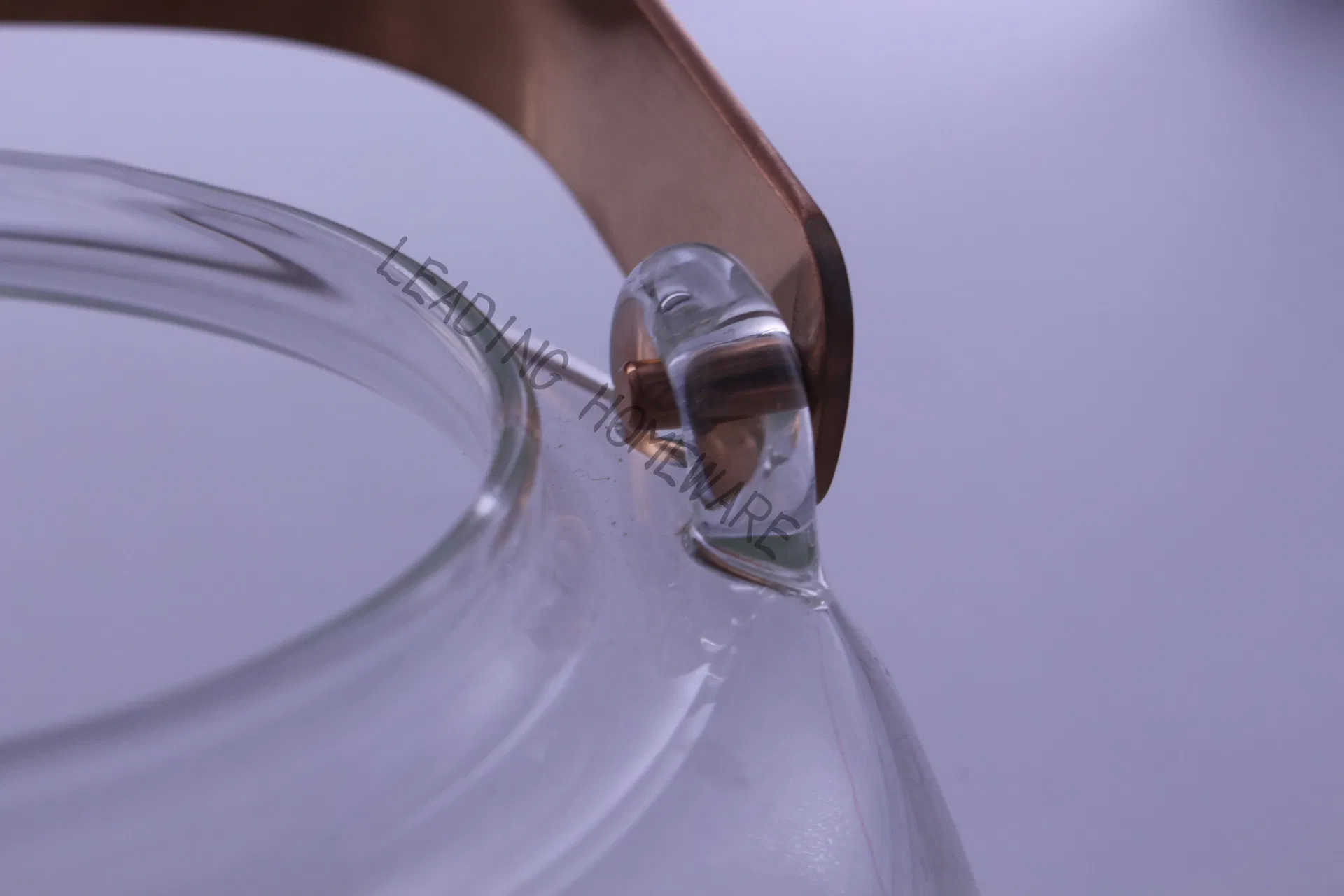 1000ml Borosilicate Glass Teapot with Metal Handle