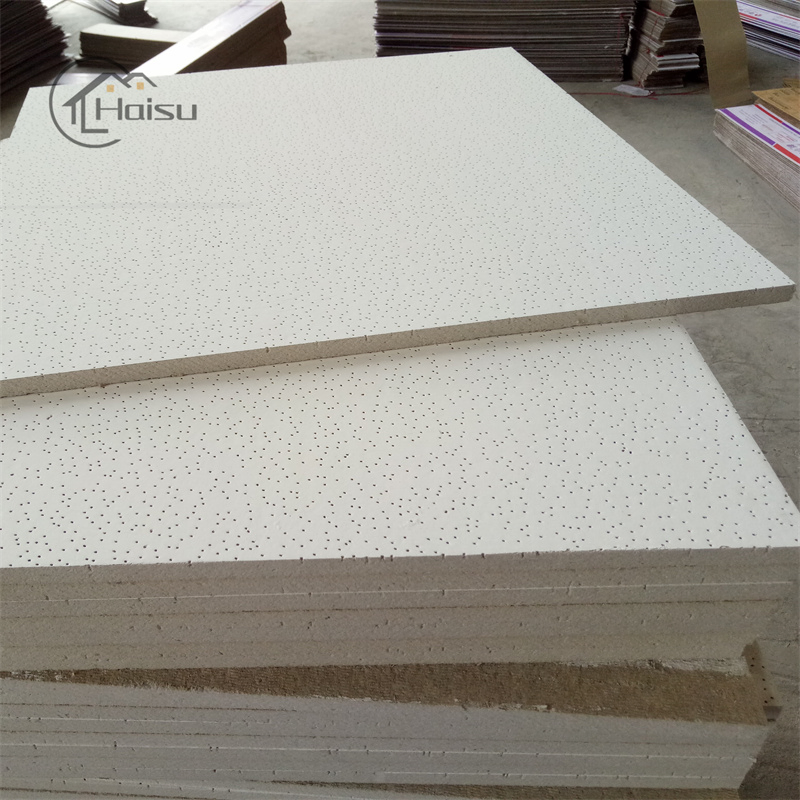 Suspended False Ceiling Board Design Acostics Mineral Fiber Ceiling Sound Absorption Ceilings