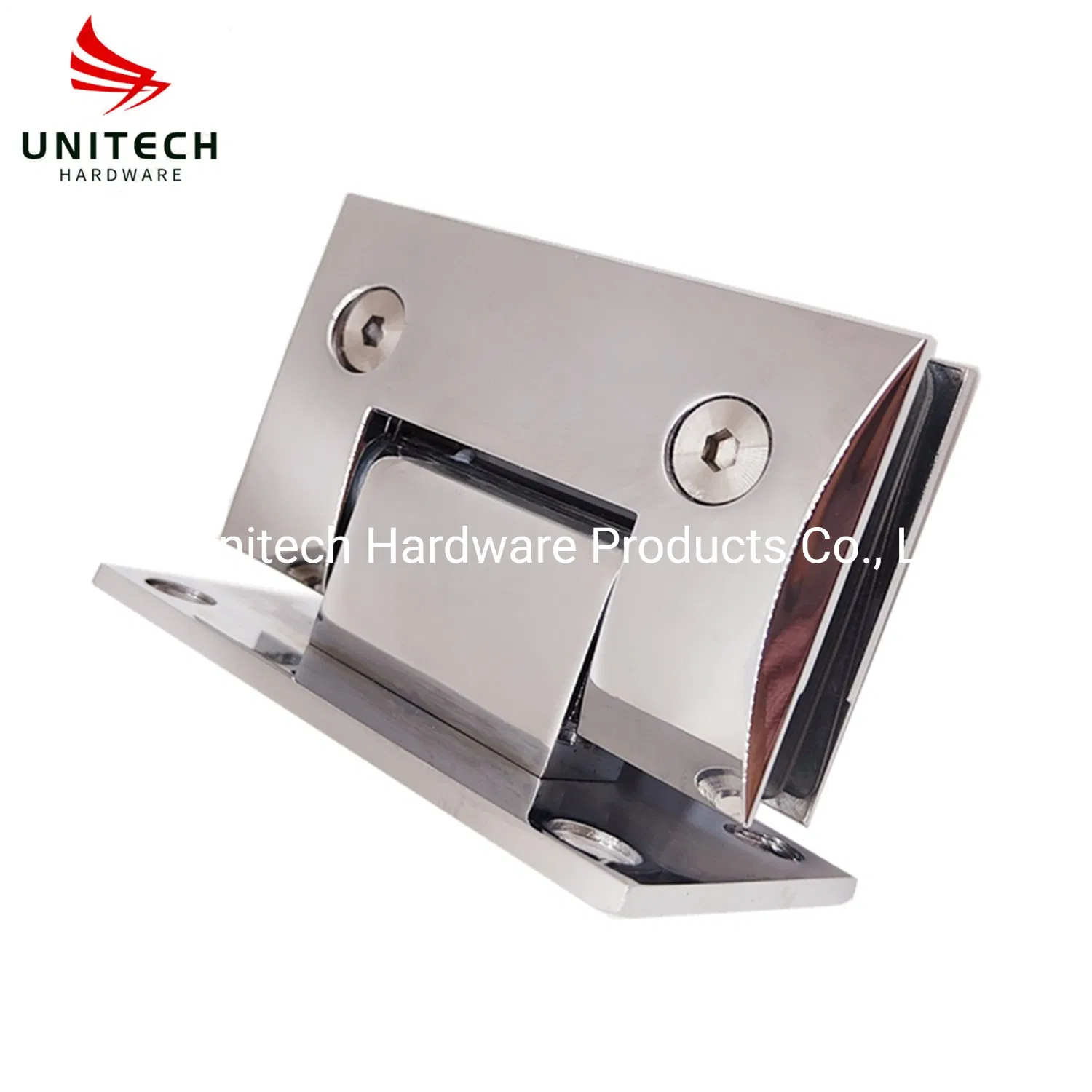 Premium SS304/316 90 Degree Wall to Glass Shower Fitting