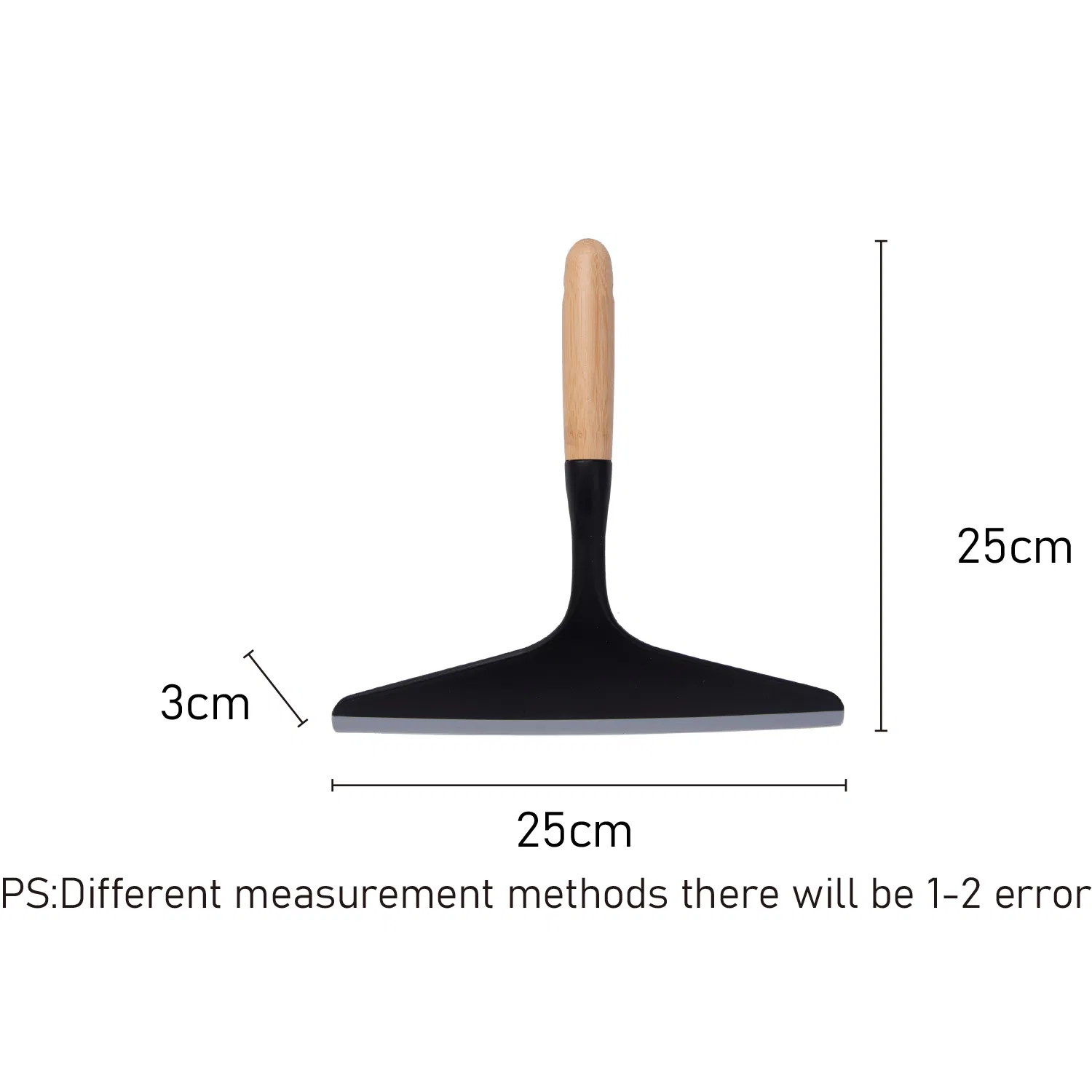 Window Glass Squeegee with Wooden Handle