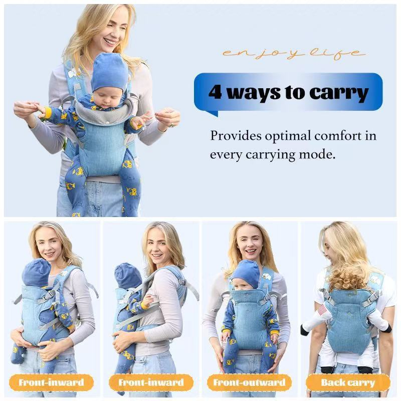Registry Essential Adjustable Ergonomic Babywearing Infantino Flip 4-in-1 Convertible Baby Carrier