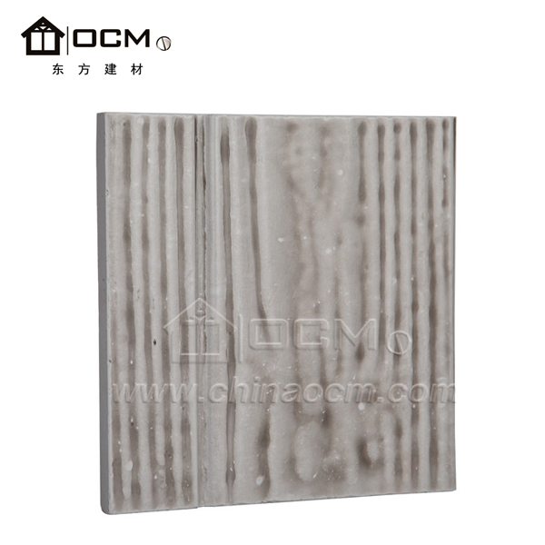 Fireproof and Waterproof Wood Grain Magnesium Oxide Board Cladding