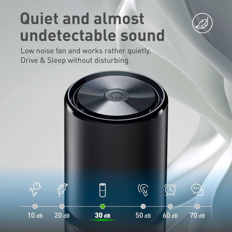 New Products USB Charging Automobile Car Portable Air Purifier with USB