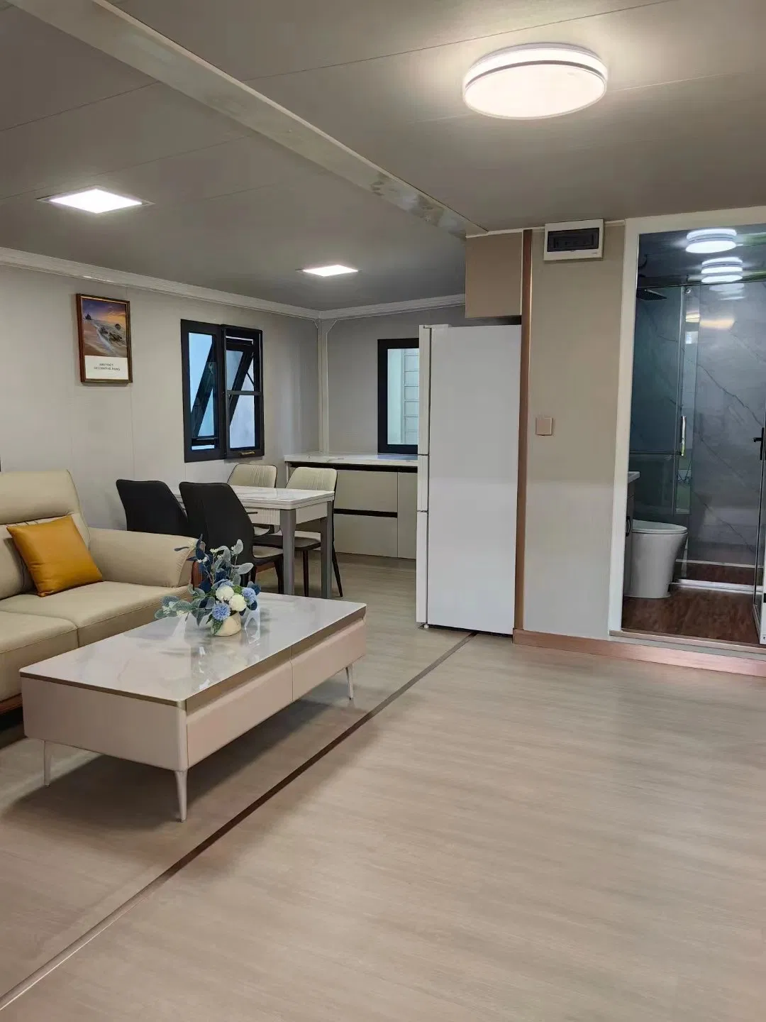 CE ISO Certification Workshop Office Prefabricated Container House Low-Cost and High-Quality Steel Structure Folding Container House Foldable Container House Ex