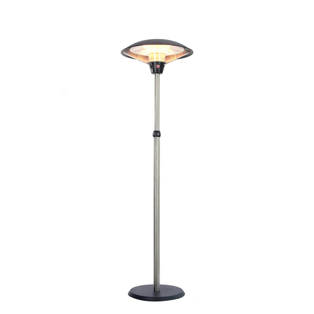 1500 Watt Electric Outdoor Infrared Quartz Heater with Tripod and Remote Control