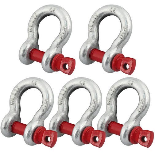 Electro-Galvanizing Us Type Drop Forged G209 Screw Pin Anchor Shackle Bow Shackle