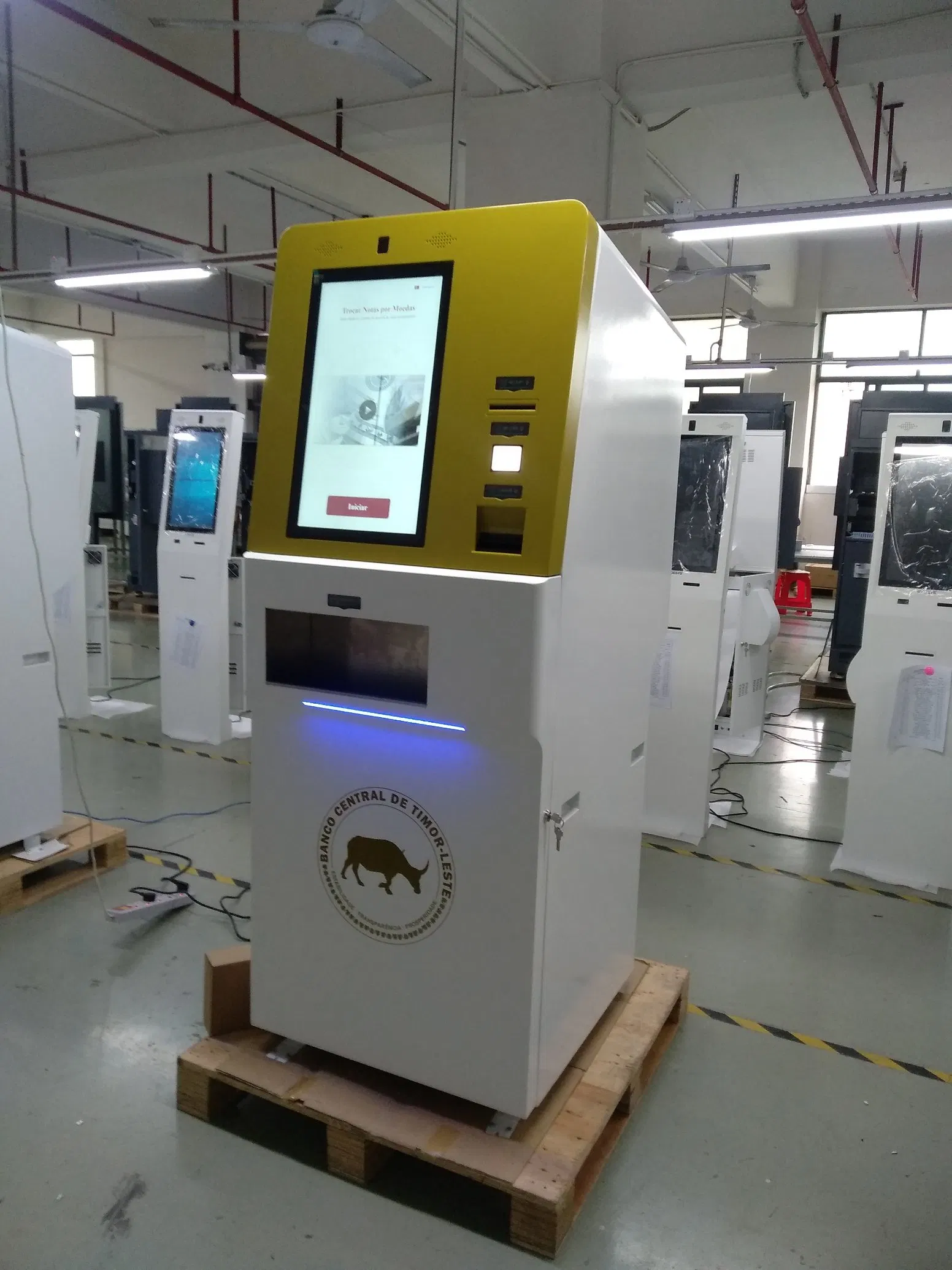 Self Service Money Exchange Kiosk for Bank