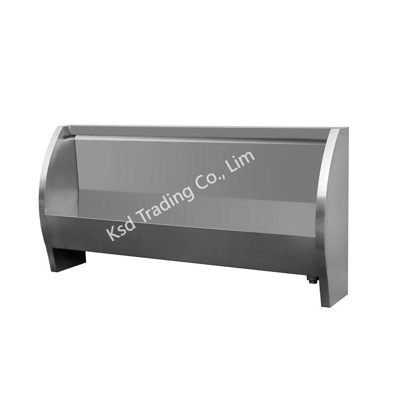 European Custom Size Floor Mounted Slab Stainless Steel Peeing Urinal Trough for School College Shopping Mall