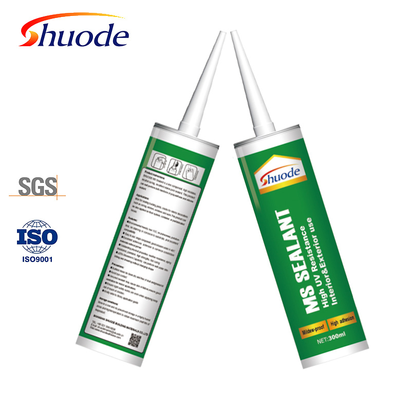 White or Black Polyethers Adhesive Ms Sealant for Multi Purpose Construction