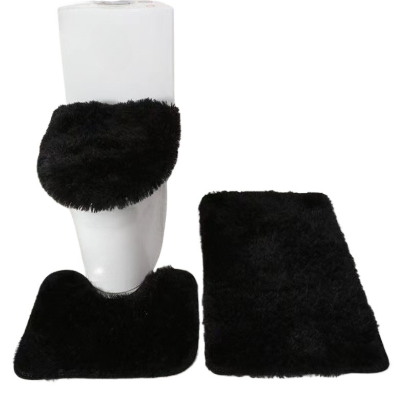 3PCS Anti-Slip Bath Mat Multiple Colors Available Rug Nordic Style Bathroom Set