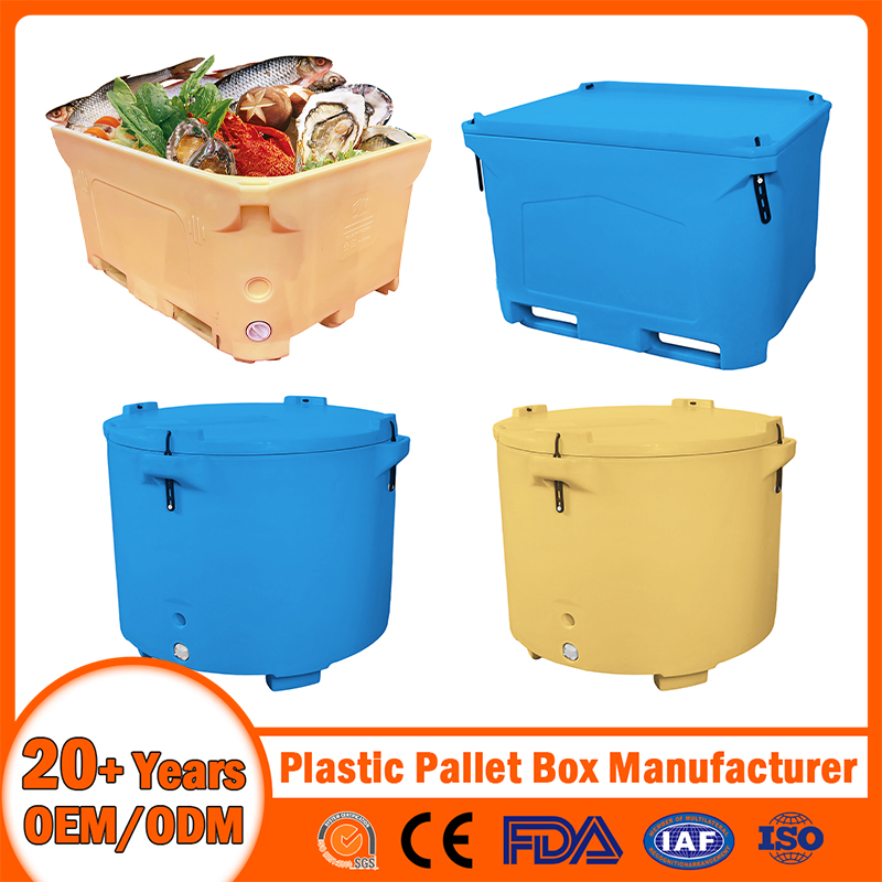 Stackable Tote Foldable Nestable Storage Collapsible Bale Arm EU Logistic Mesh Plastic Lobster Crate for Beer/Bread/Seafood/Milk/Moving/Turnover/Agriculture