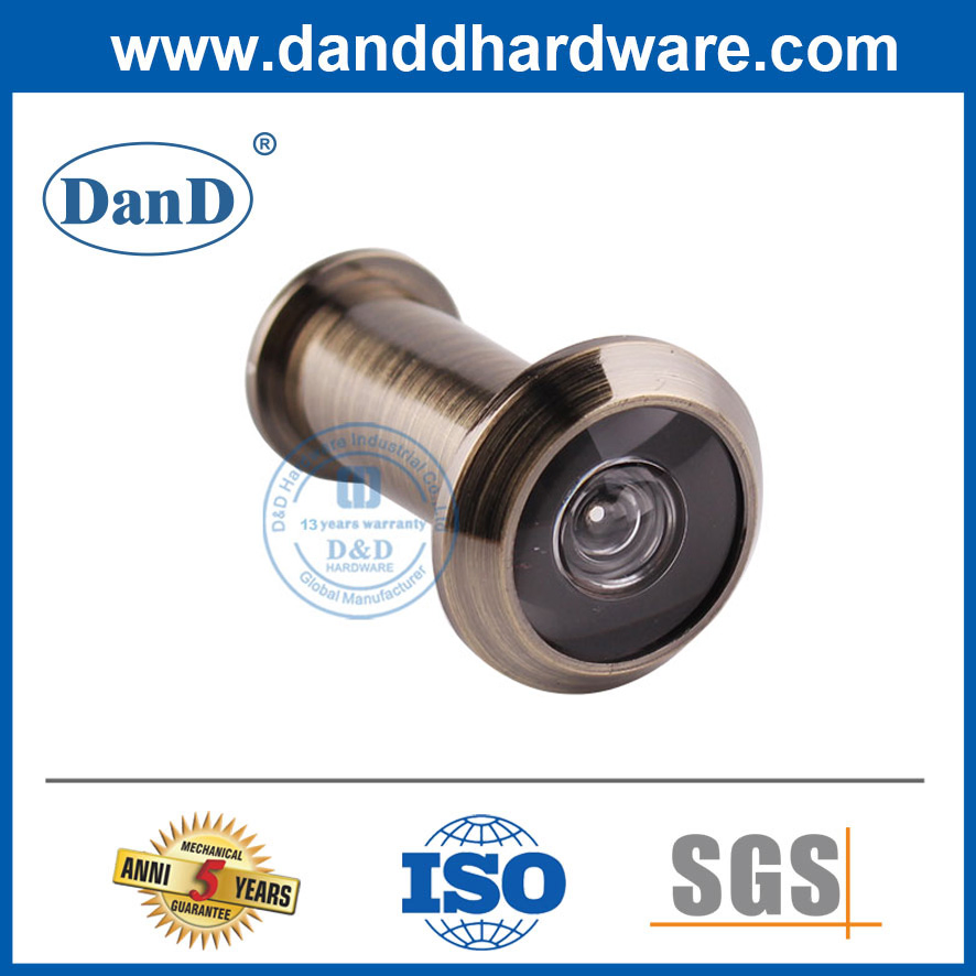 Professional Security Antique Brass Finish Zinc Door Viewer Without Cover