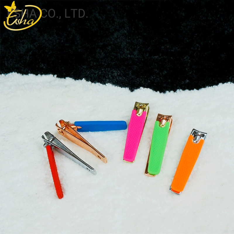 Colorful Silicone Baby Nail Clipper Manicure and Pedicure Cutter Tools Nails Art Nippers Finger Trimmer