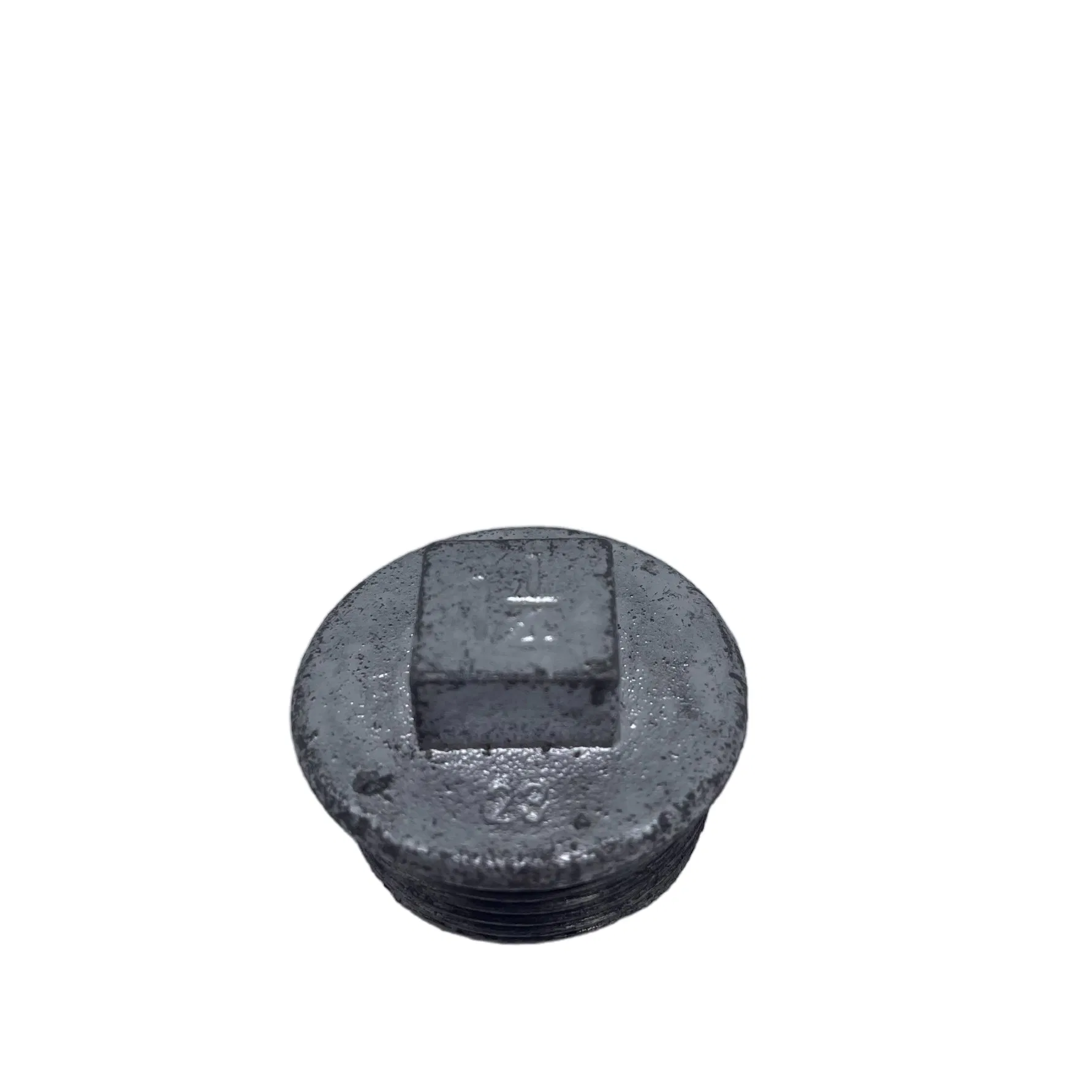 Steel Galvanized Pipe Fittings Explosion-Proof Round Head Screw Plug for Fire Pipe System