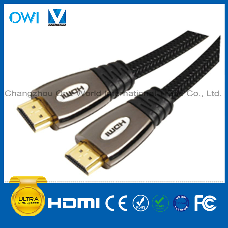 Metal Assembly HDMI 19pin Plug to Plug Cable
