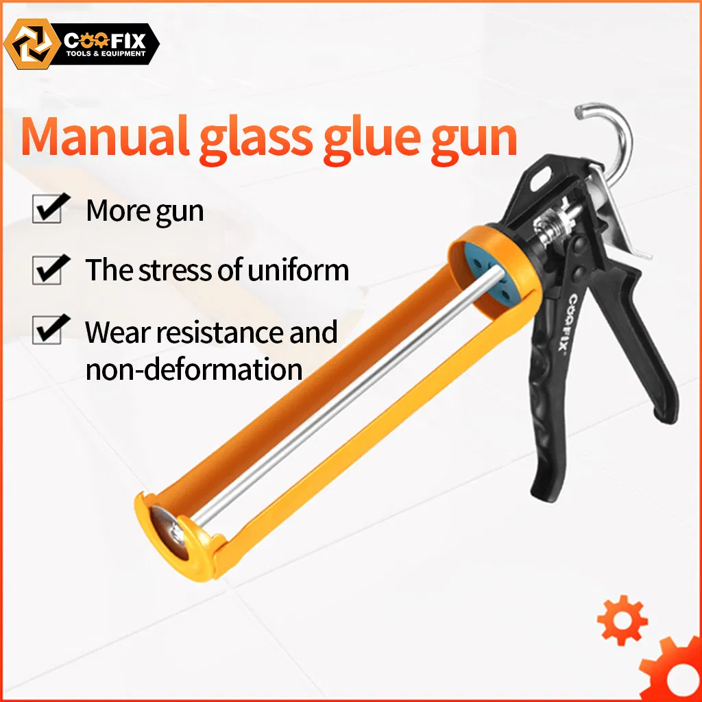 Heavy Duty 11-Inch Skeleton Caulking Gun for Construction Projects