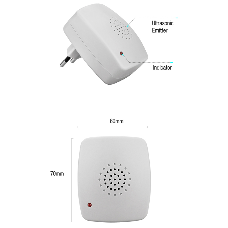 Ultrasonic Pest Repellent Control Device for Eco-Friendly Rodent and Mosquito Control