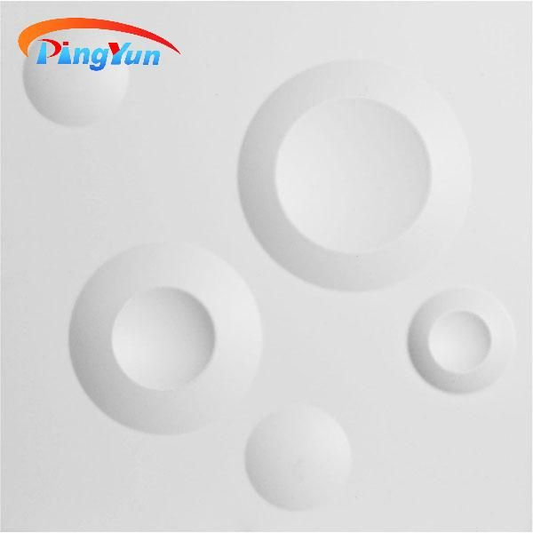 PVC Wall Paneling Sheet Bright 3D Panel PVC Wall Panel for Bathroom