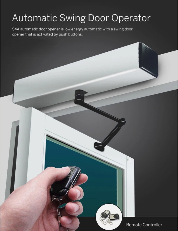 Automatic Contactless Swing Door Opener with Contactless Wireless Wave Switch