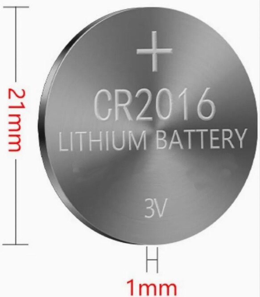 Cr2016 3V Lithium Button Cell Battery