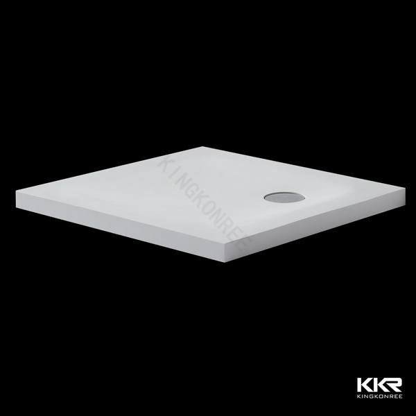 Black Marble Stone Acrylic Solid Surface Shower Tray