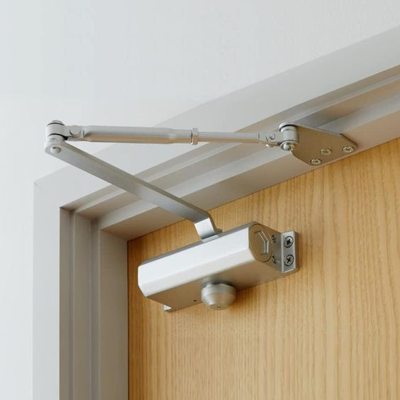 Aluminum Hydraulic Automatic Excellent Quality Fireproof Door Closer Hydraulic Concealed Heavy Duty Adjusting Automatic Size Door Closer