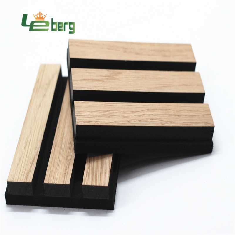 Acoustic Slat Panel Wood Panel Modern Interior Soundproof Decoration Acoustic Wall Panels