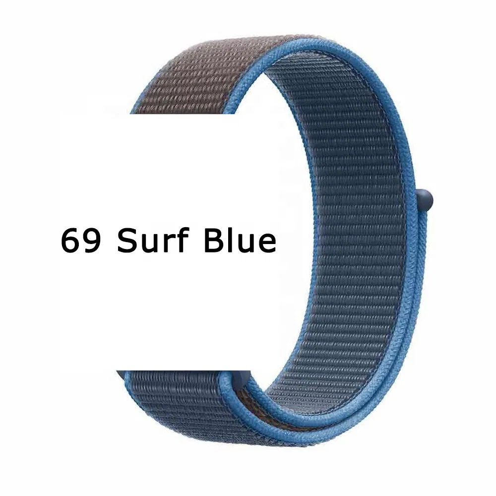Custom Logo Nylon Cord/Silicone Strap, Suitable for Apple Watch Smart Watch iWatch Sports Strap, Suitable for Galaxy Watch Samsung Gear